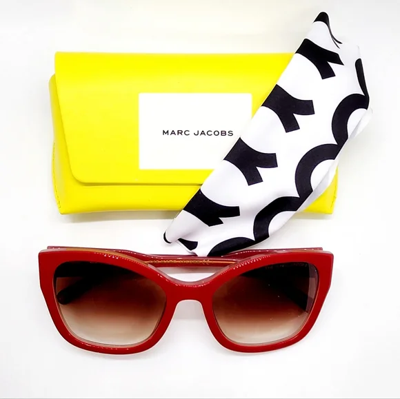 Marc Jacobs 626/S Sunglasses Red - Picture 1 of 8